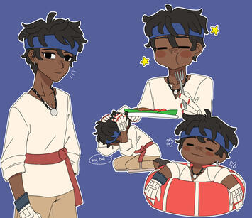 Flat colored